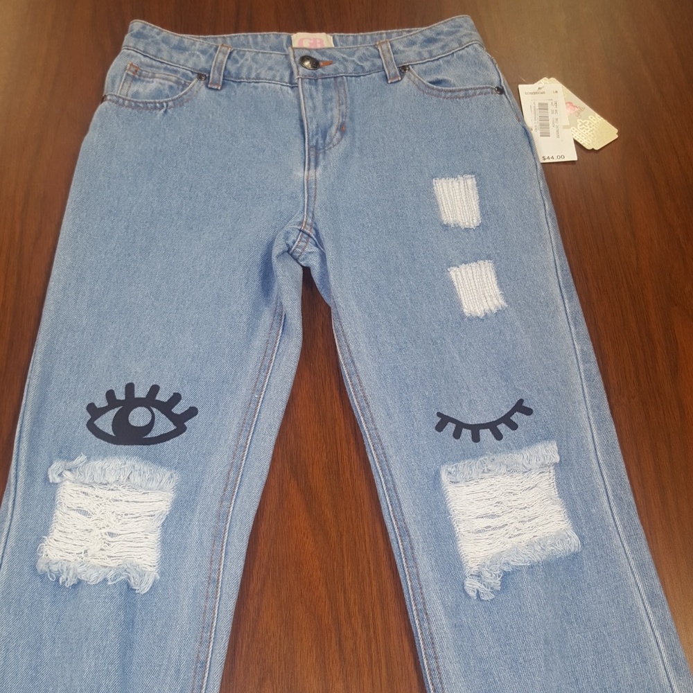 GB girls Graphic jeans